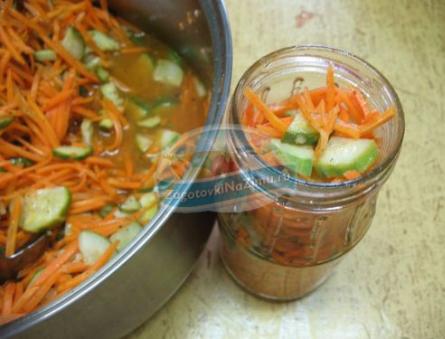 Uhorky s mrkvou na zimu: recepty na nakladanie s fotografiami a videami Nakladanie uhoriek s mrkvou